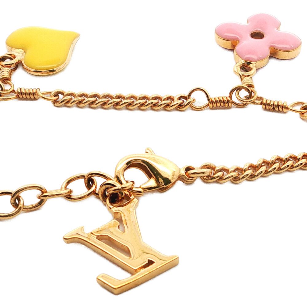 Louis Vuitton Bracelet Sweet Monogram Alloy Gold — view 4