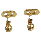 Dior Vintage CD Logo Gold Plated Earrings — view 5