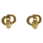 Dior Vintage CD Logo Gold Plated Earrings — view 2