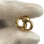 Dior Vintage CD Logo Gold Plated Earrings — view 4