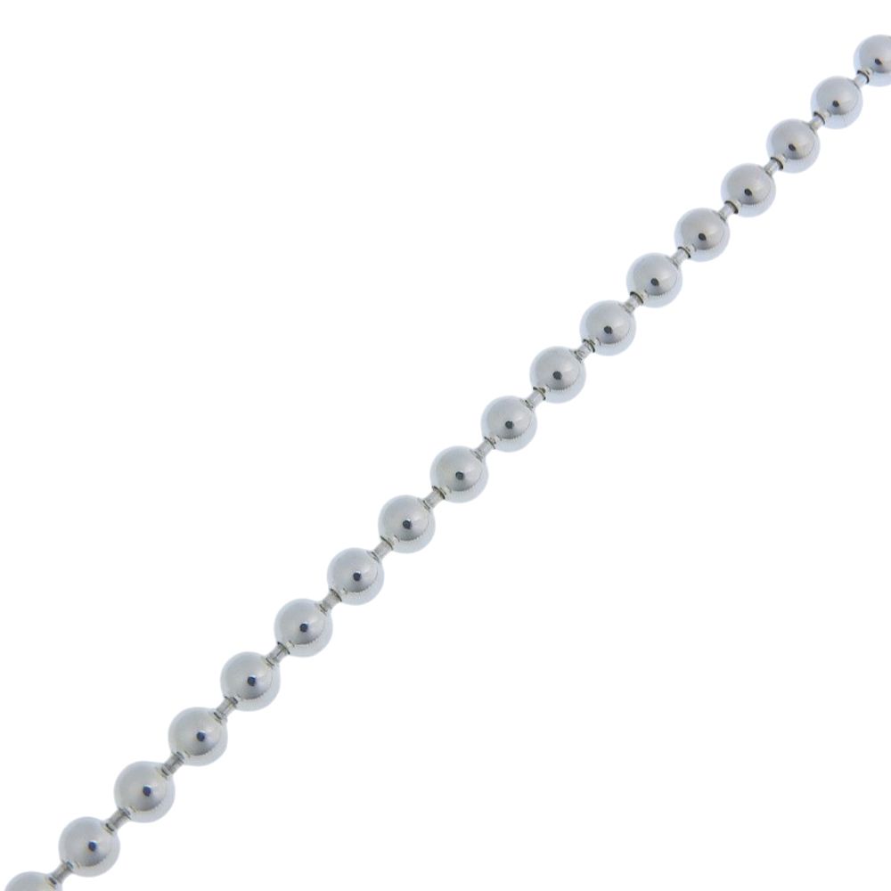Gucci Interlocking Ball Chain 925 Sterling Silver Necklace — view 4