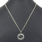 Gucci Interlocking 925 Sterling Silver Necklace — view 2
