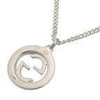 Gucci Interlocking 925 Sterling Silver Necklace — view 3