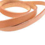Hermes Hapi 1 Long Leather Brown Silver Bracelet — view 4