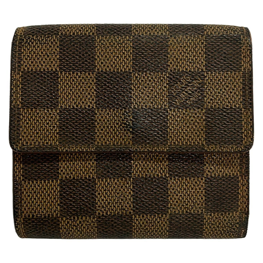 Louis Vuitton Hook Wallet Damier Porte-Monnaie Billets Carte Cles Ebene