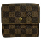 Louis Vuitton Hook Wallet Damier Porte-Monnaie Billets Carte Cles Ebene — view 2