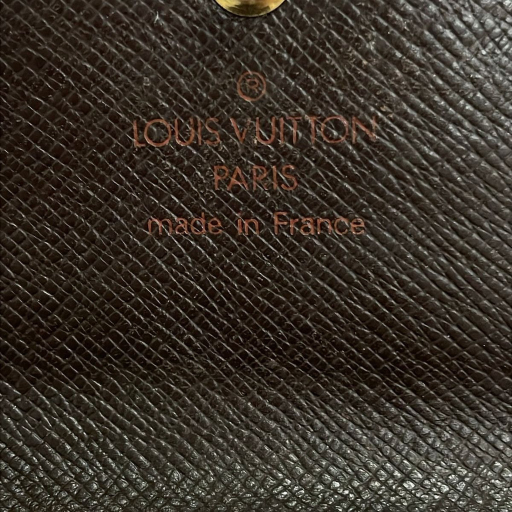 Louis Vuitton Hook Wallet Damier Porte-Monnaie Billets Carte Cles Ebene — view 5