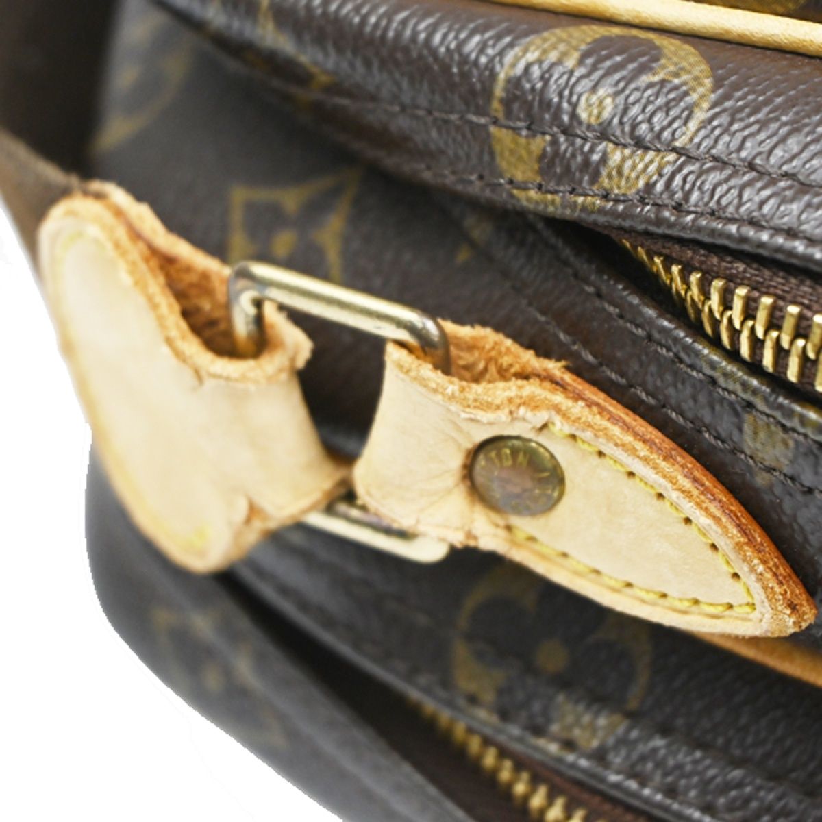 Louis Vuitton Reporter PM Shoulder Bag Monogram Leather — view 8