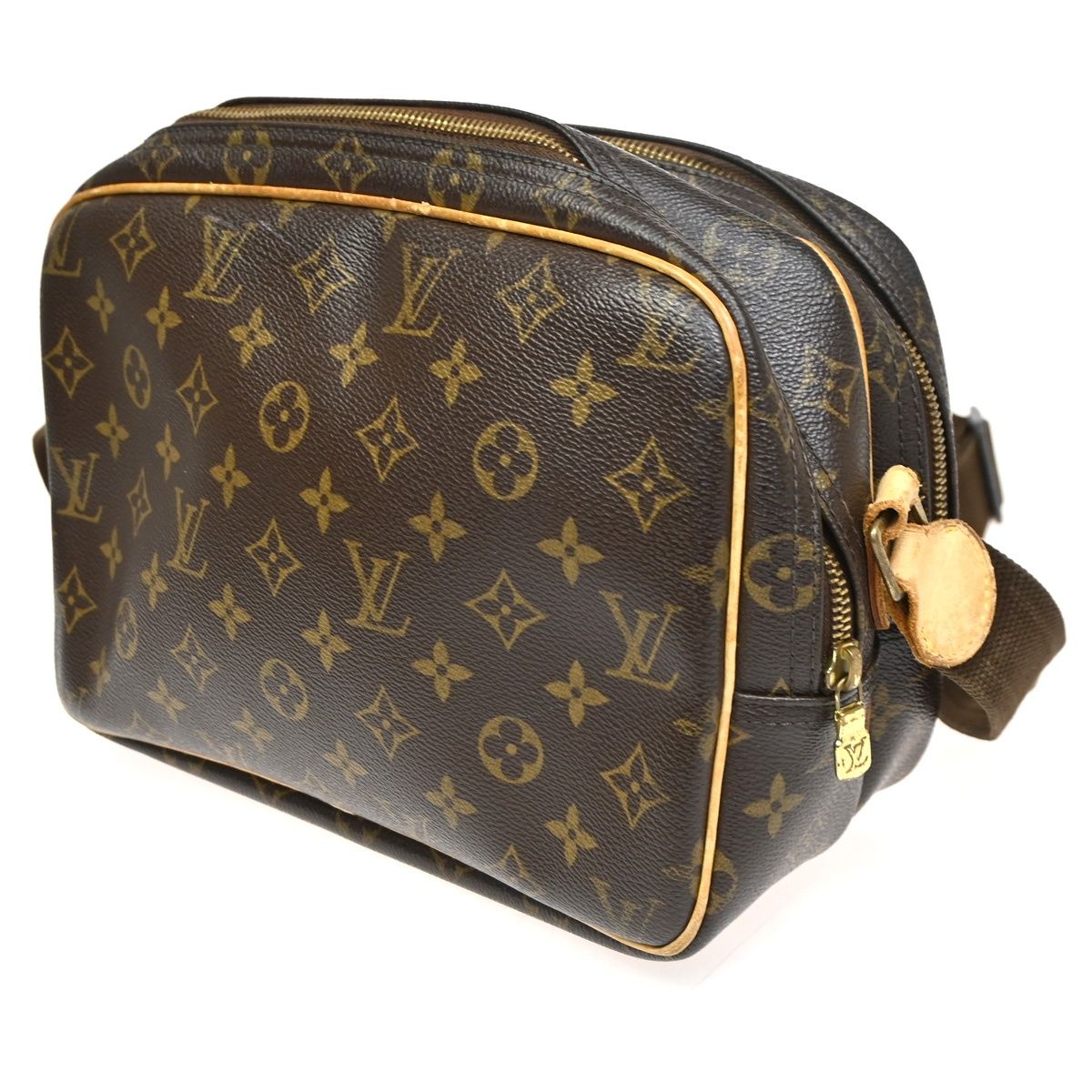 Louis Vuitton Reporter PM Shoulder Bag Monogram Leather — view 4