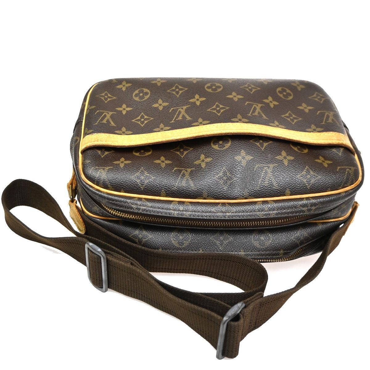 Louis Vuitton Reporter PM Shoulder Bag Monogram Leather — view 5