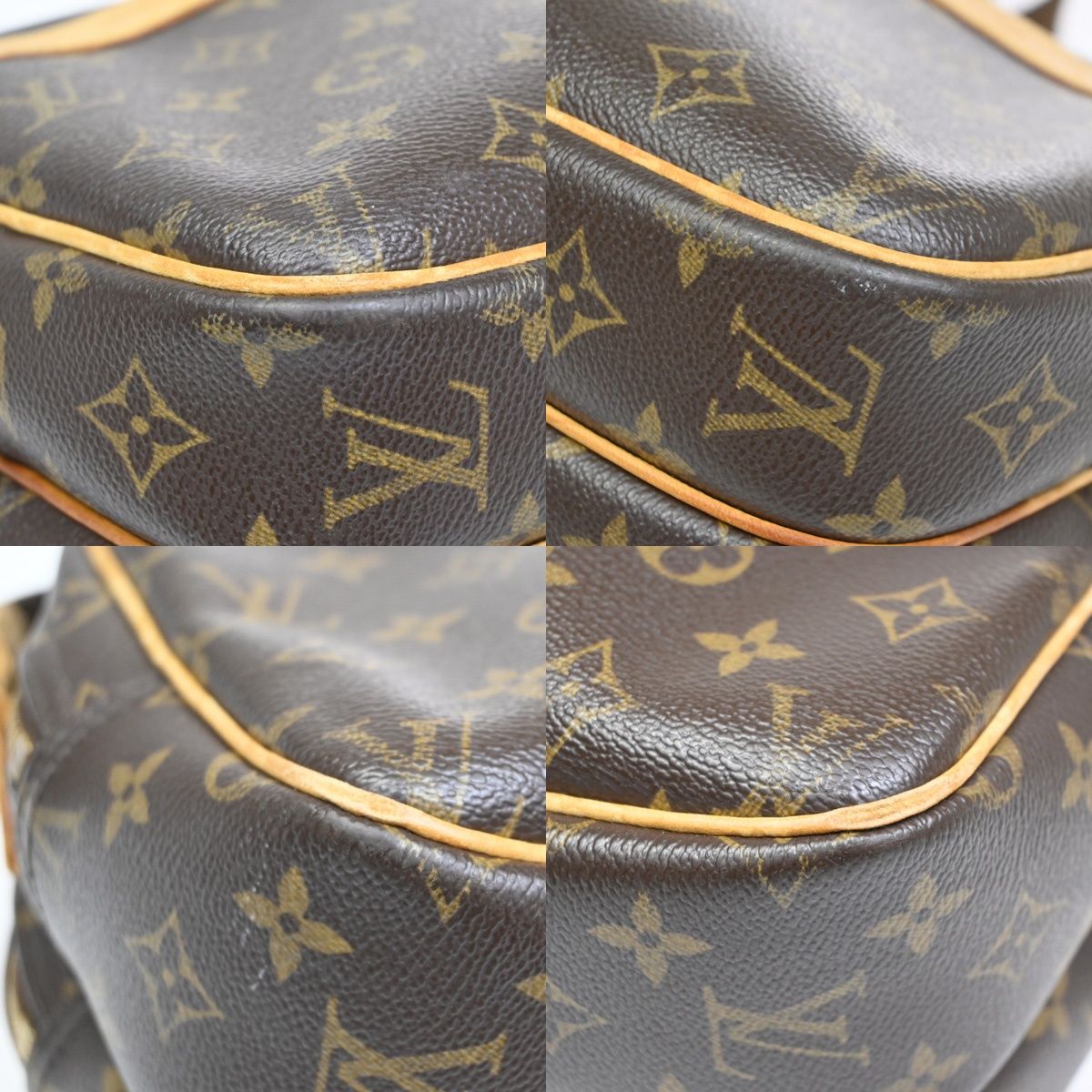 Louis Vuitton Reporter PM Shoulder Bag Monogram Leather — view 7