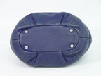 Prada Leather Tote Navy — view 3