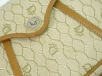 Dior Honeycomb Pattern Shoulder Bag Pochette Beige — view 7