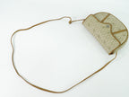 Dior Honeycomb Pattern Shoulder Bag Pochette Beige — view 4