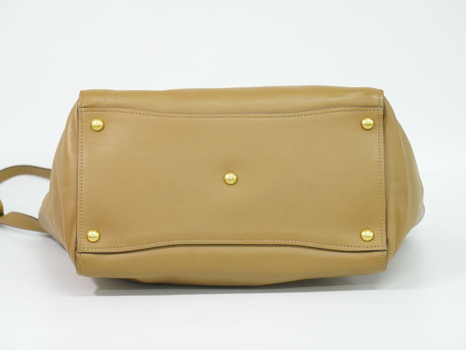 Prada Leather 2-Way Shoulder Bag Tote Brown — view 3