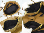 Prada Leather 2-Way Shoulder Bag Tote Brown — view 8