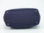 Prada Nylon Tote Navy Black — view 3
