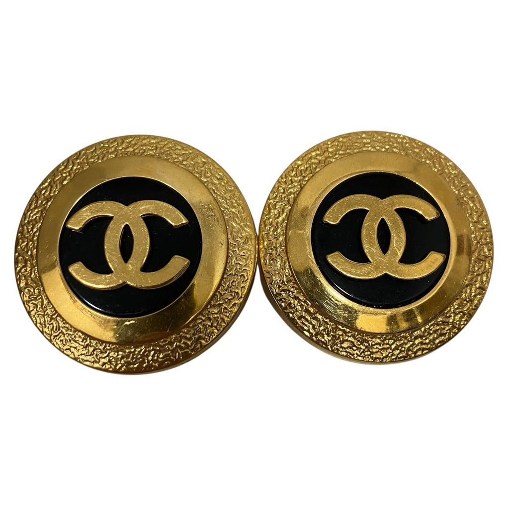 Chanel Vintage CC Logo Earrings
