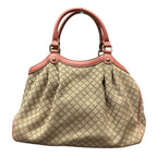 Gucci Diamante Ski Handbag Cotton Leather — view 2