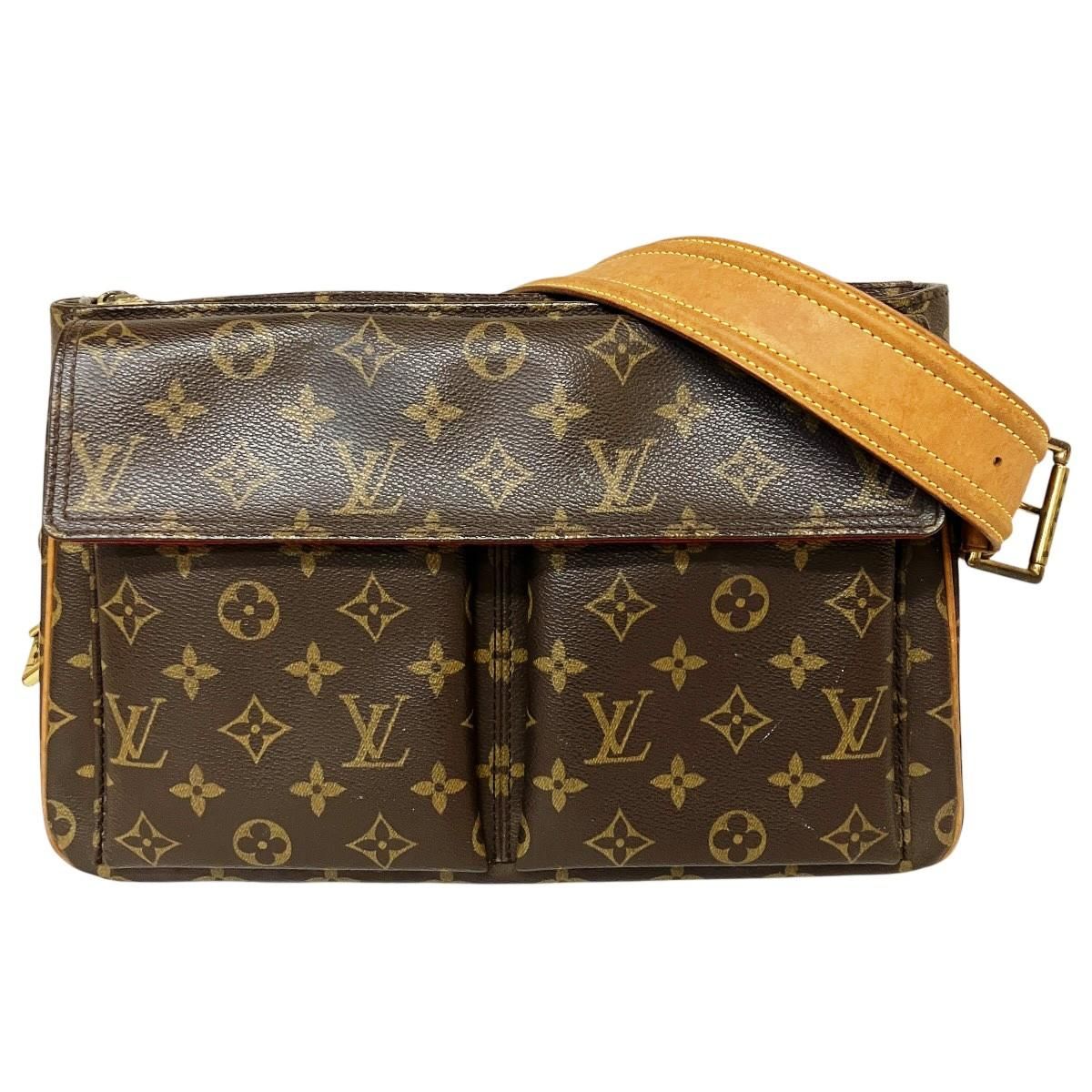 Louis Vuitton GM Monogram Shoulder Bag Canvas