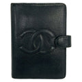 Chanel Notebook Dark Green CC Logo Gold Agenda