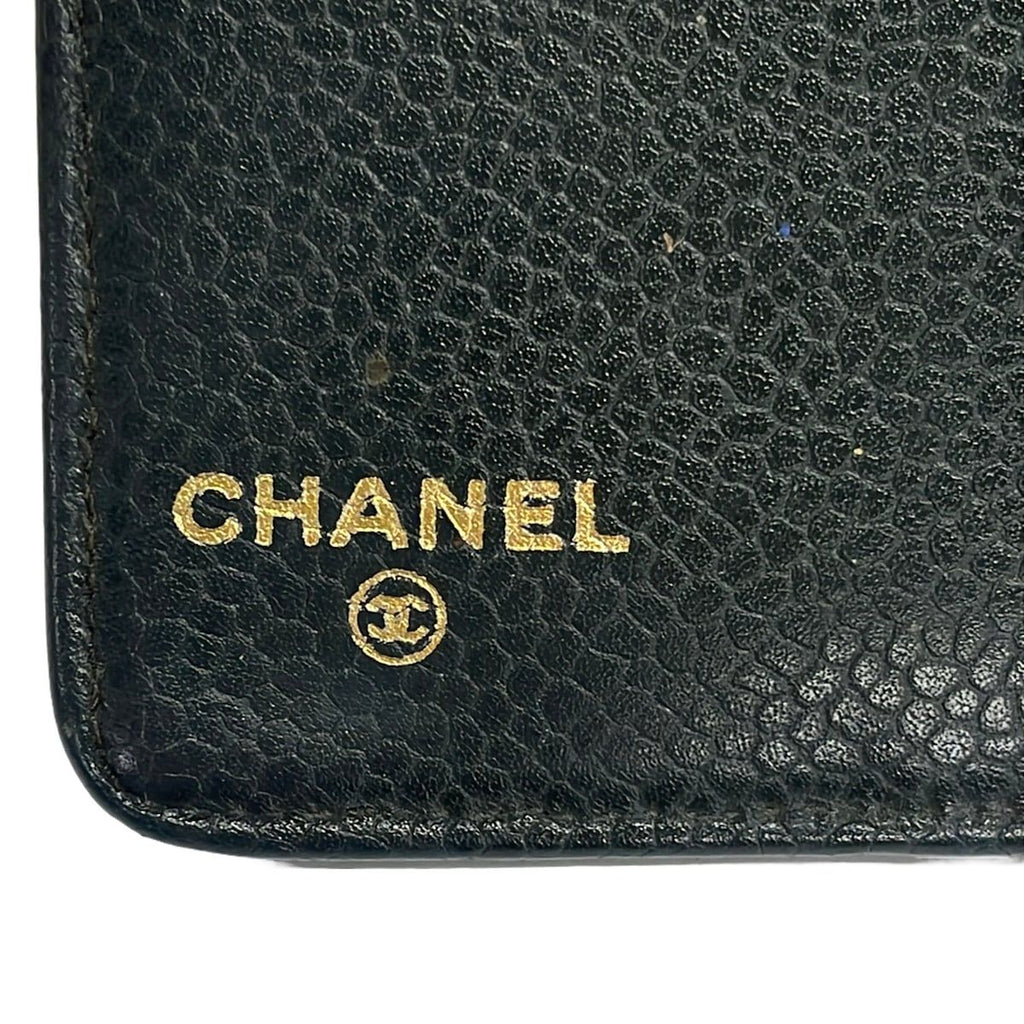Chanel Notebook Dark Green CC Logo Gold Agenda — view 4