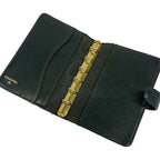 Chanel Notebook Dark Green CC Logo Gold Agenda — view 3