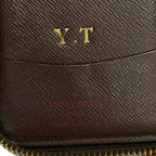 Louis Vuitton Bifold Wallet Damier Zippy Compact Ebene Initial — view 5