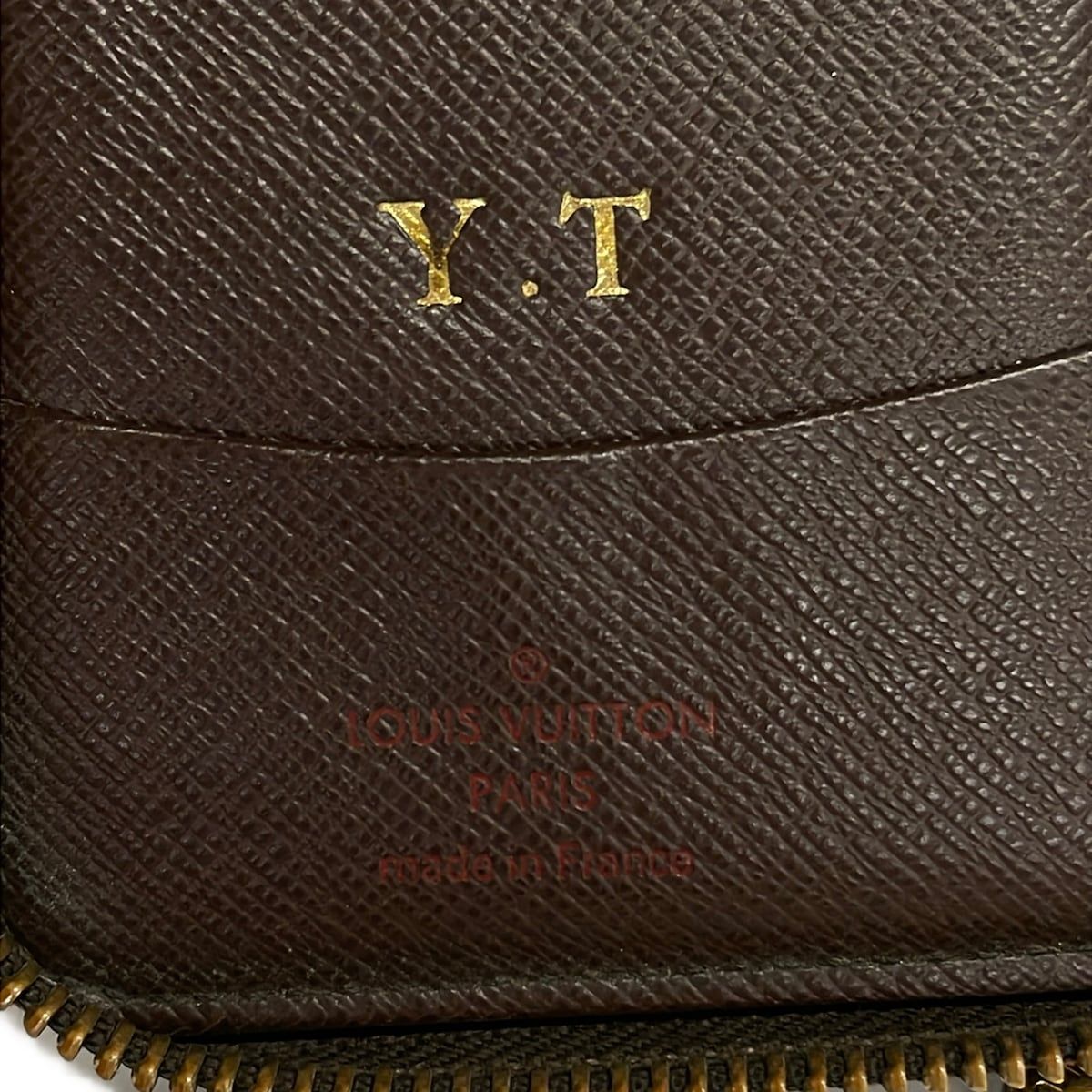 Louis Vuitton Bifold Wallet Damier Zippy Compact Ebene Initial — view 5