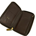 Louis Vuitton Bifold Wallet Damier Zippy Compact Ebene Initial — view 3