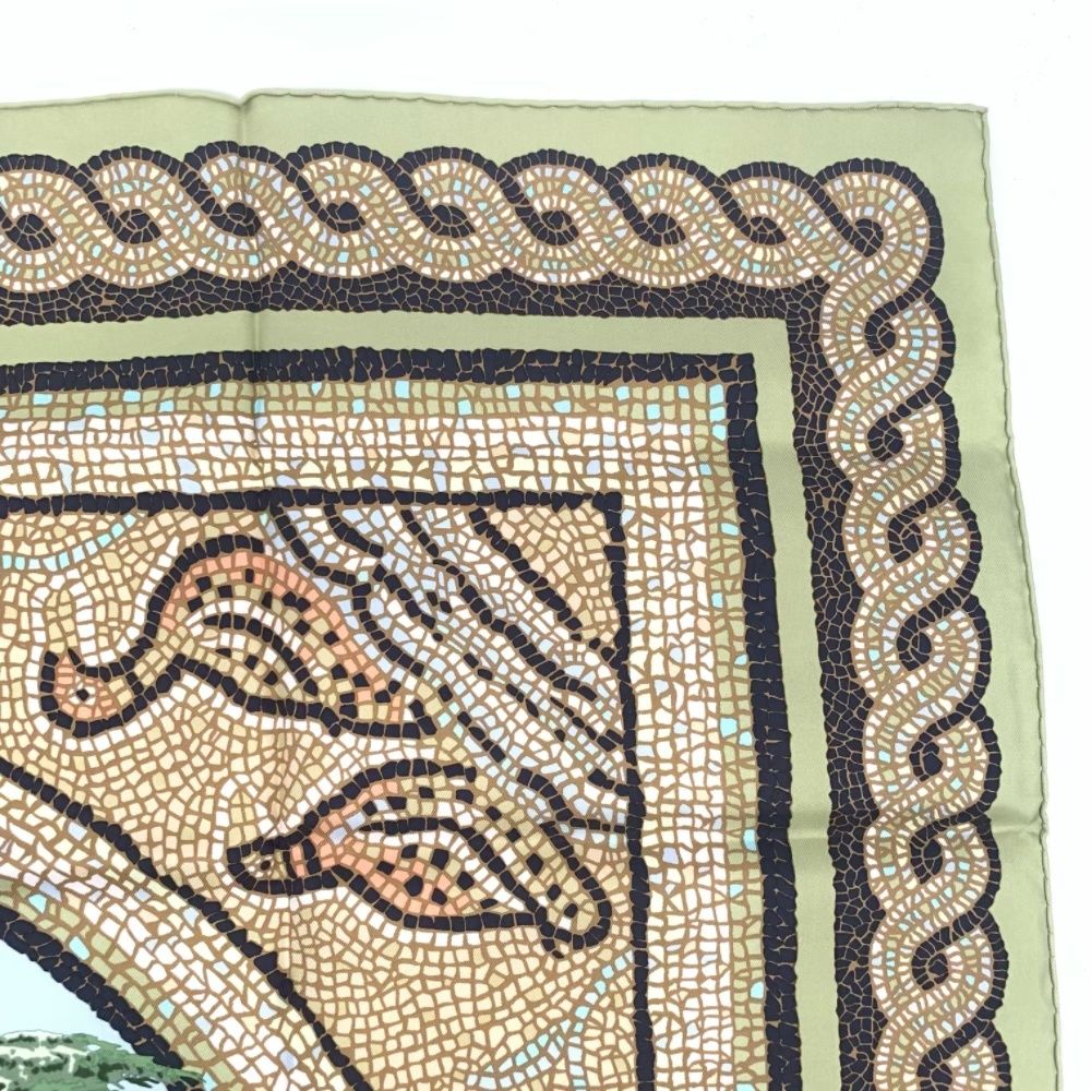 Hermes Carre 90 Under the Himalayan Cedar Sous le Cedre Silk Scarf — view 3