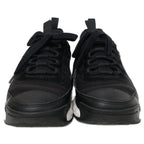 Chanel Velvet Calfskin & Mixed Fiber CC Logo Quilted Embossed Sole Low — view 2