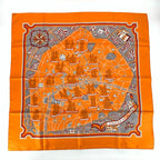 Hermes Scarf Carre 90 les Amoureux de Paris