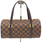 Louis Vuitton Papillon 26 Damier Ebene Shoulder Bag 27.5 cm Handle Length 40 cm