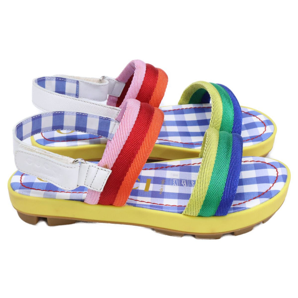 Gucci Rainbow Strap Sandals 33 — view 5
