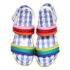 Gucci Rainbow Strap Sandals 33 — view 6