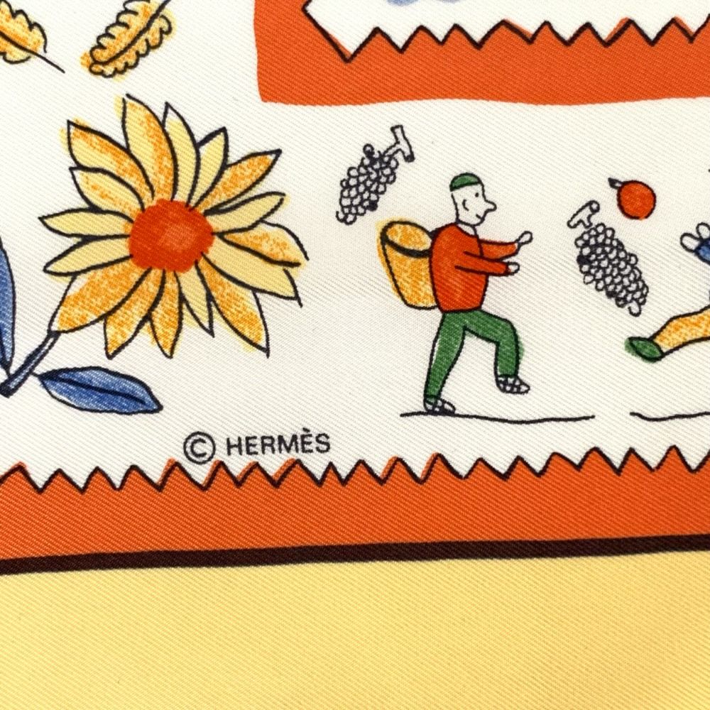 Hermes Scarf Carre 90 RE Tour a la Terre Return — view 7