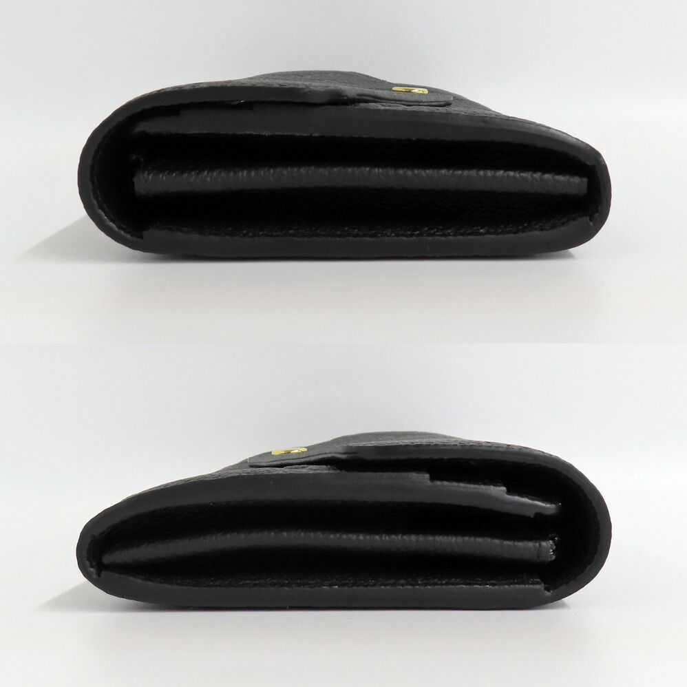 Louis Vuitton Portefeuille Sarah Monogram Empreinte Leather Noir Bifold Wallet — view 4