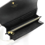 Louis Vuitton Portefeuille Sarah Monogram Empreinte Leather Noir Bifold Wallet — view 5