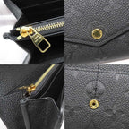 Louis Vuitton Portefeuille Sarah Monogram Empreinte Leather Noir Bifold Wallet — view 8