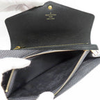 Louis Vuitton Portefeuille Sarah Monogram Empreinte Leather Noir Bifold Wallet — view 6