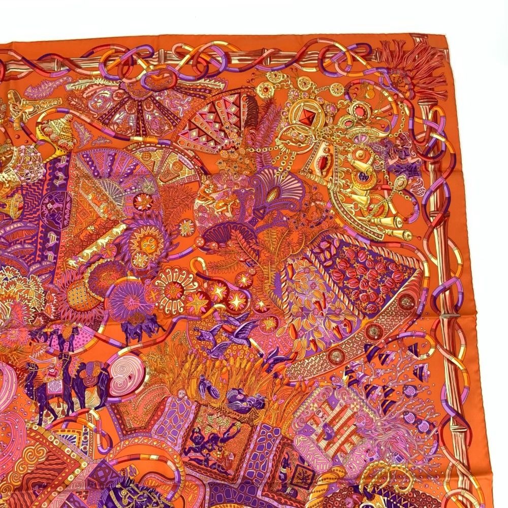 Hermes Carre 90 Scarf As Goes AU Fil du Silk — view 2
