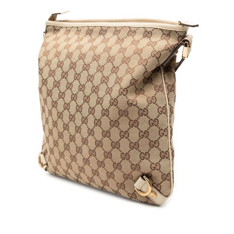Gucci GG Canvas Abbey Crossbody Shoulder Bag Brown — view 2