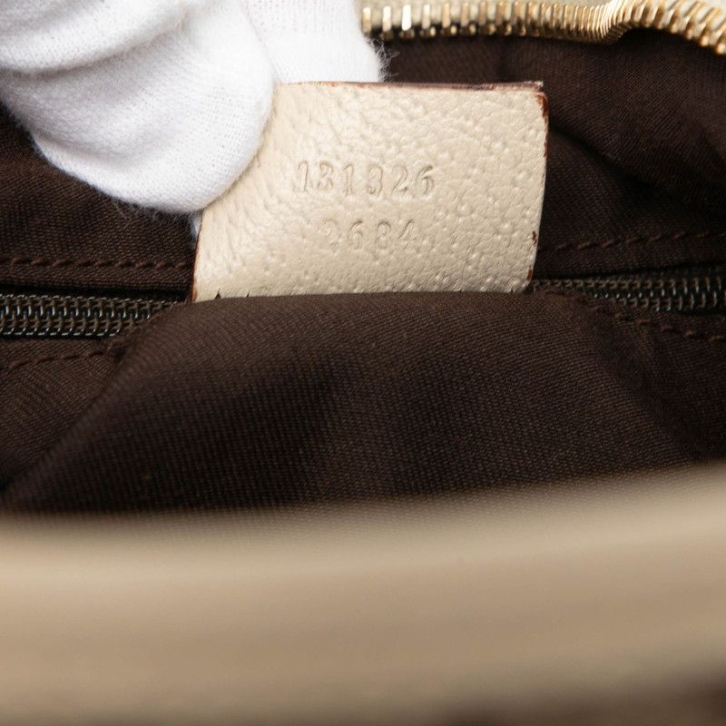 Gucci GG Canvas Abbey Crossbody Shoulder Bag Brown — view 6