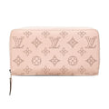 Louis Vuitton Monogram Mahina Zippy Wallet Rose Jasmine Pink Leather
