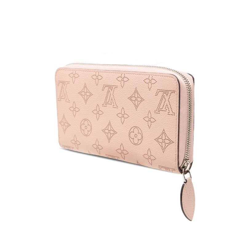 Louis Vuitton Monogram Mahina Zippy Wallet Rose Jasmine Pink Leather — view 2