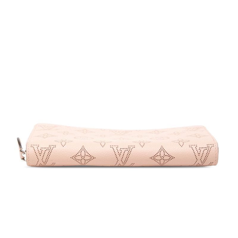 Louis Vuitton Monogram Mahina Zippy Wallet Rose Jasmine Pink Leather — view 3