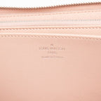 Louis Vuitton Monogram Mahina Zippy Wallet Rose Jasmine Pink Leather — view 5