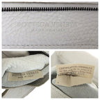 Bottega Veneta White Silver Leather Tote — view 4