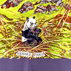 Hermes Carre 90 Silk Scarf Panda Sichuan — view 5